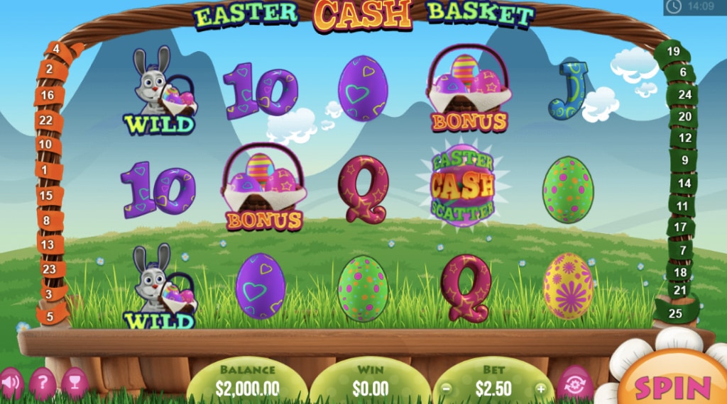 Spelregels easter cash basket slot