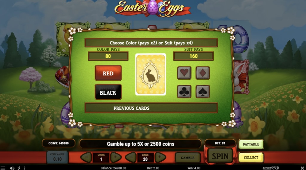 Bonusspel easter eggs slot
