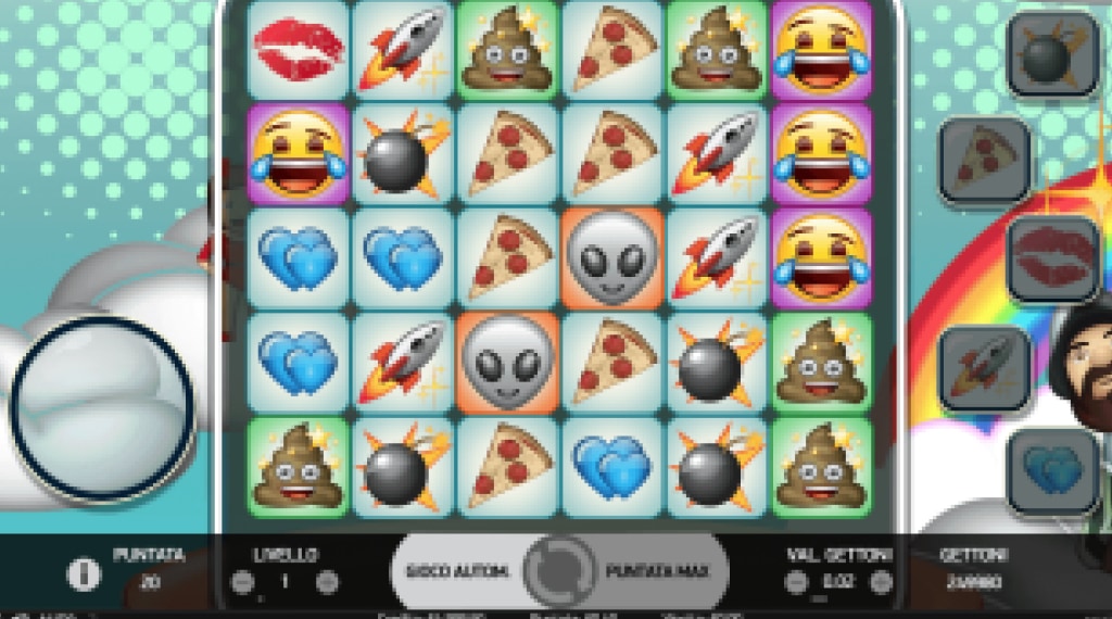 Uitstraling van Emoji Planet