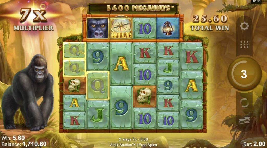 Bonus van Forgotten Island Megaways