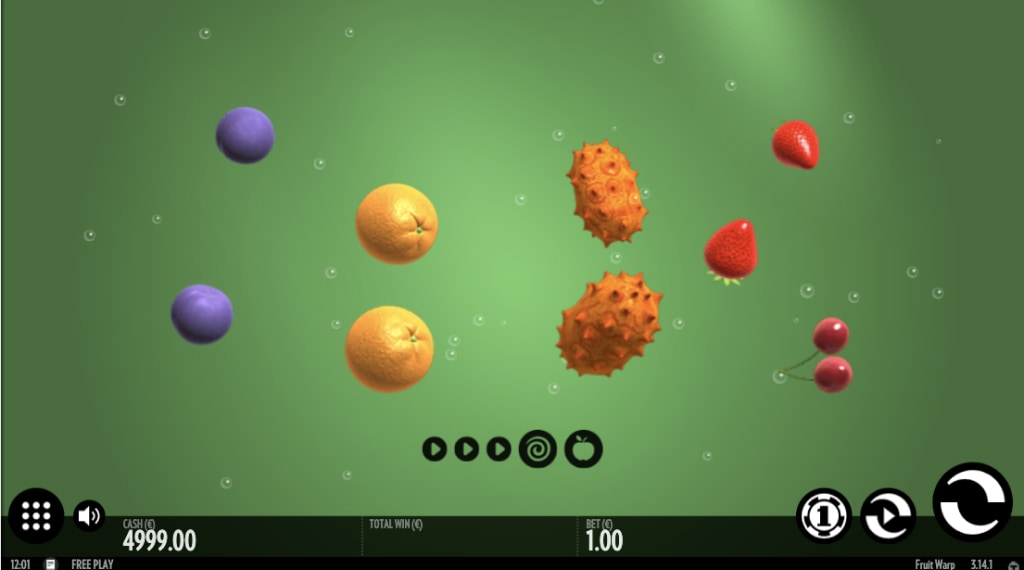 Symbolen van Fruit Warp