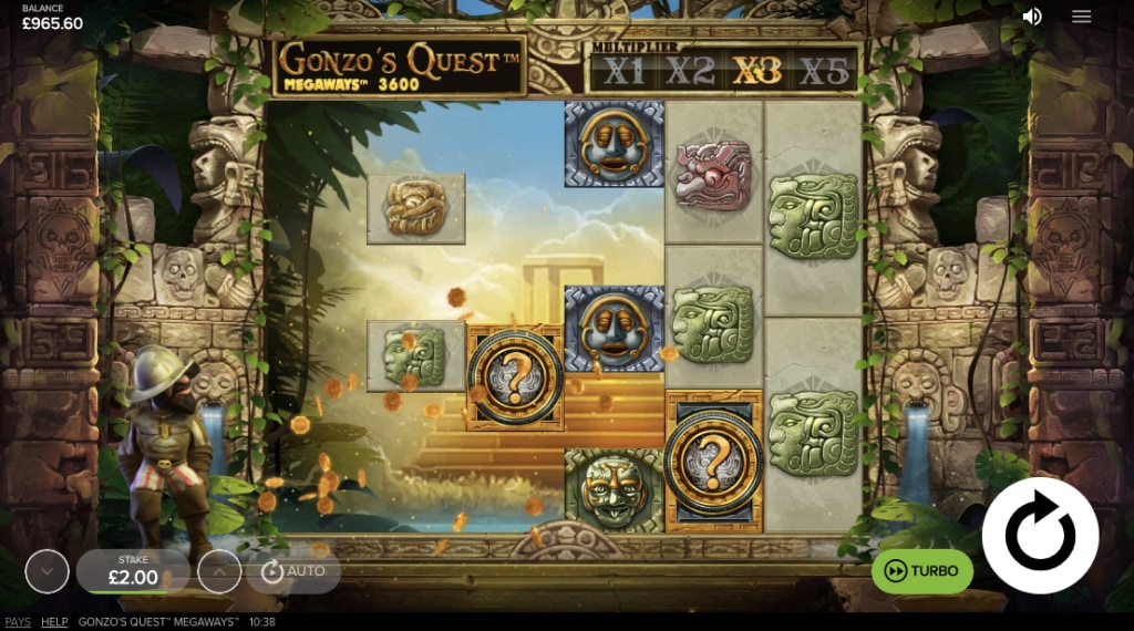 Bonusgames van Gonzo's Quest Megaways