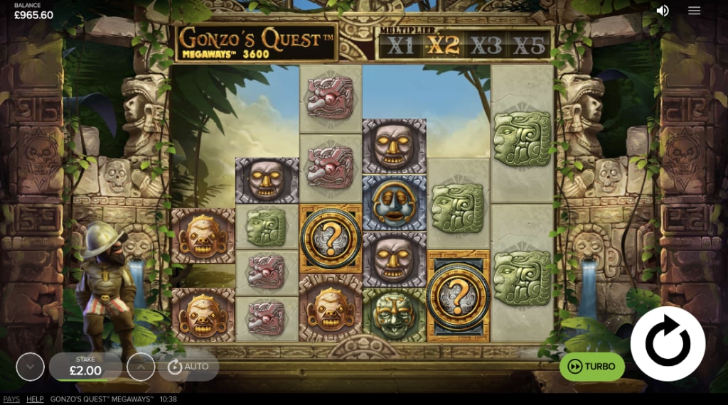 Symbolen van Gonzo's Quest Megaways