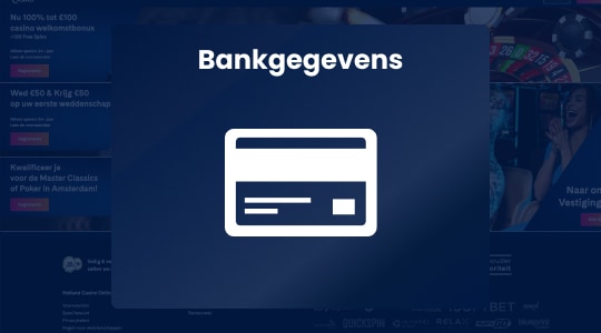 Registratie bankgegevens