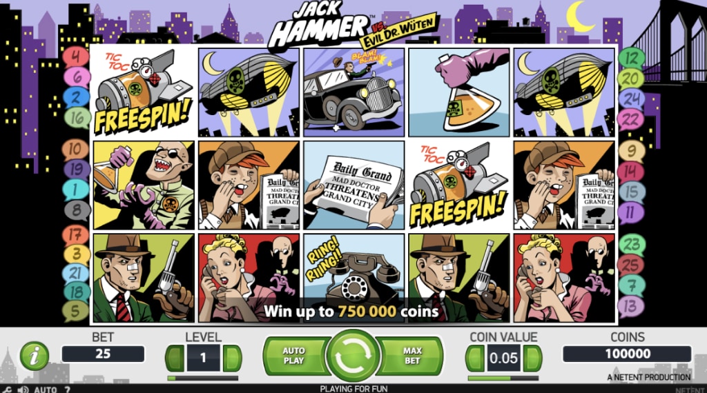 Uitstraling van Jack Hammer