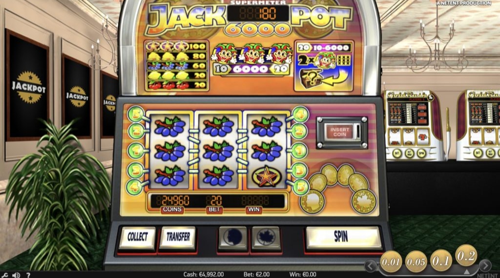 Supermeter van Jackpot 6000