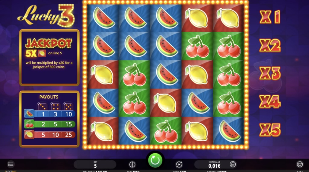 Doel van het spel Lucky 3