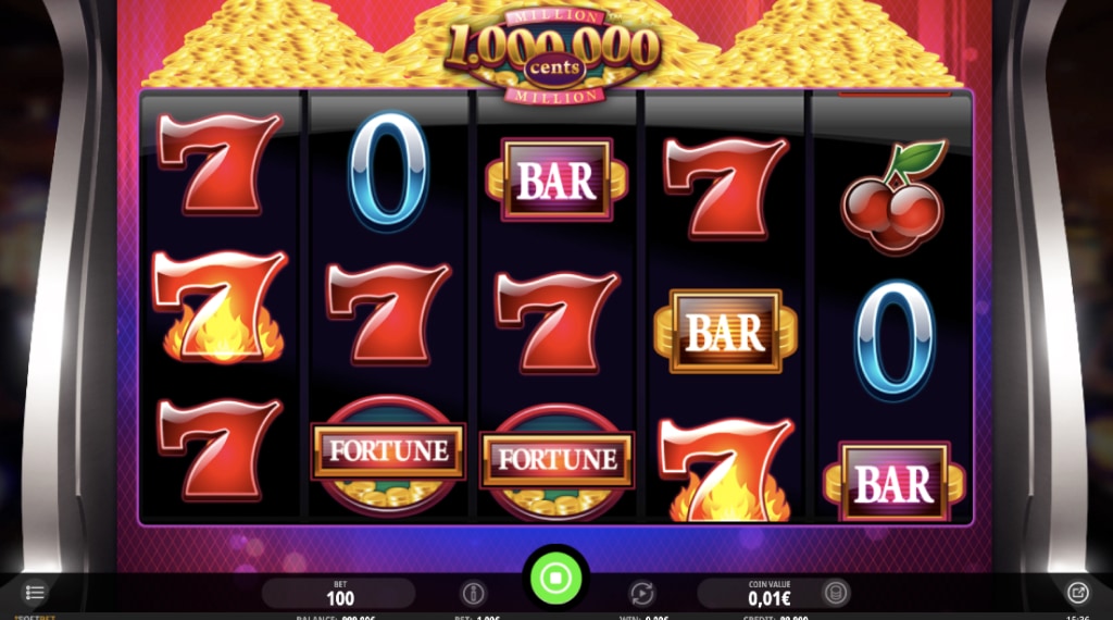 Uitstraling van Million Cents