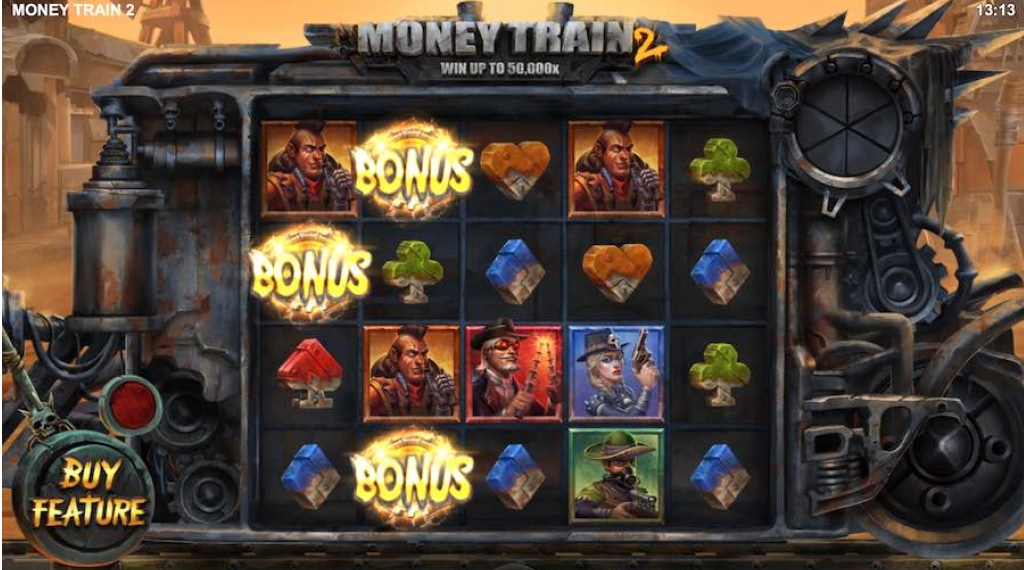 Bonusgames van Money Train 2