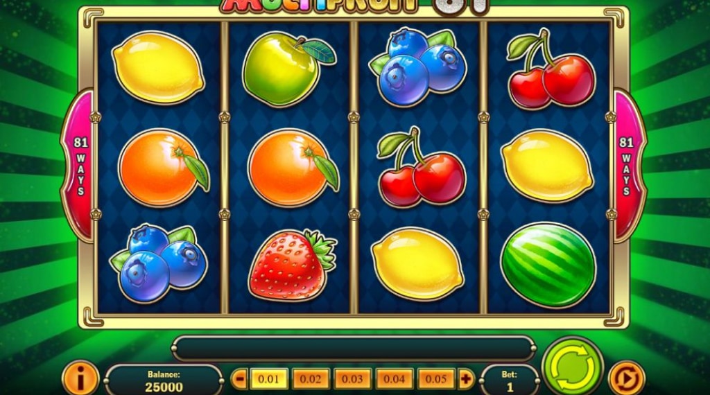 Het spel van Multifruit 81