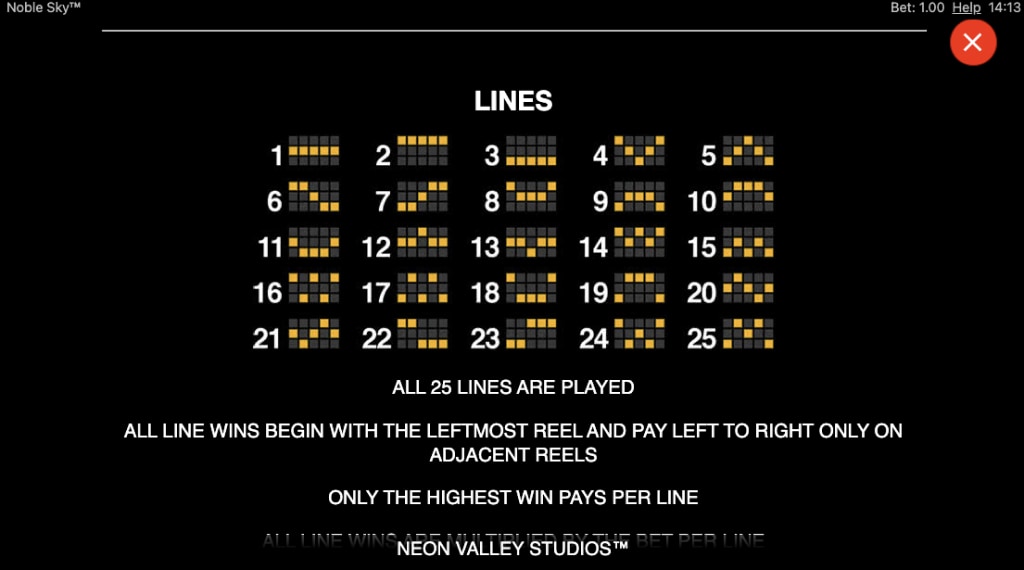 Spelregels van Noble Sky