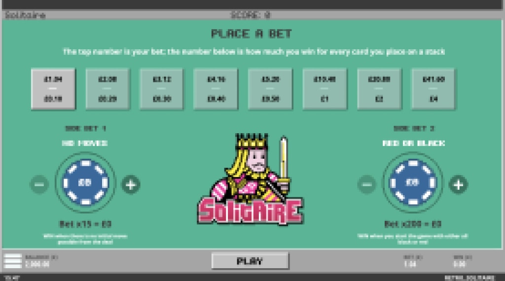 Spelregels van Patience Retro Solitaire