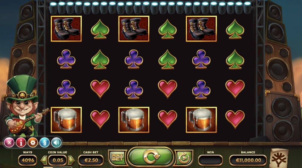 Synchroniseer de symbolen in Rainbow Ryan