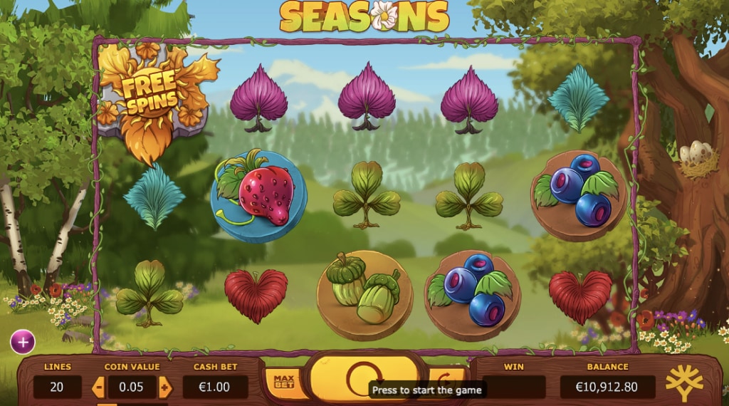 Bijzonderheden van Seasons