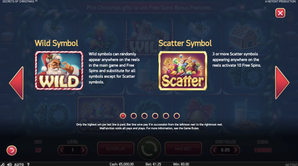 Spelregels van Secrets of Christmas