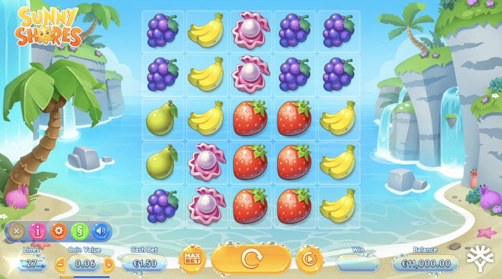 Uitstraling van Sunny Shores