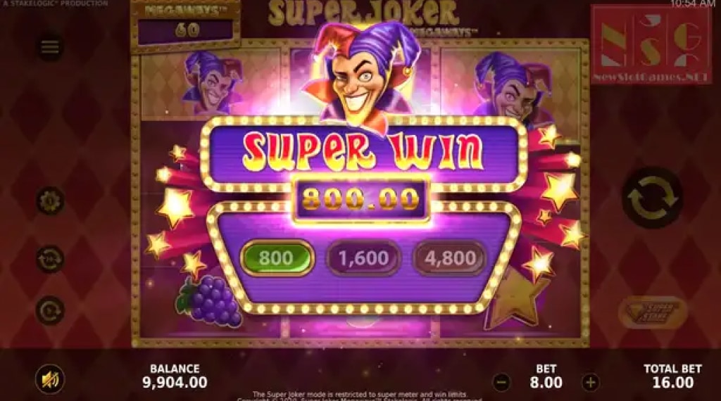 Extra scatters in Super Joker Megaways