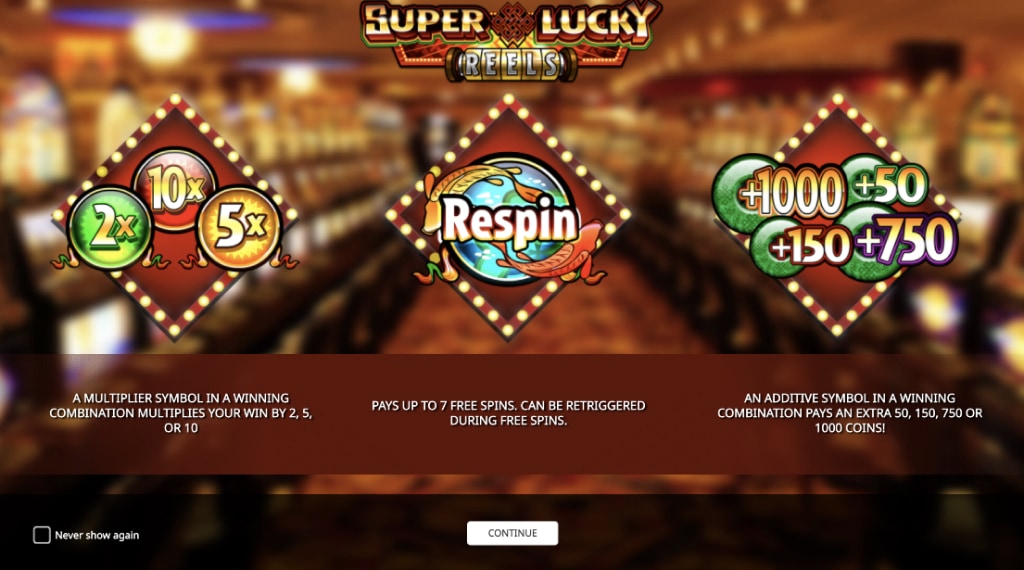 Hoe werkt Super Lucky Reels