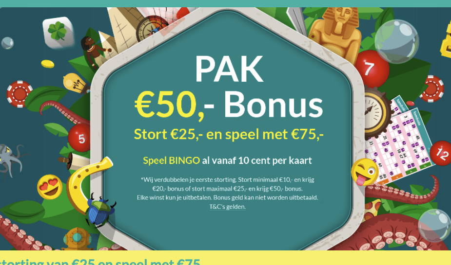 Tombola Casino homepage