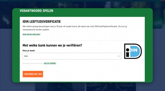 Bankgegevens invullen
