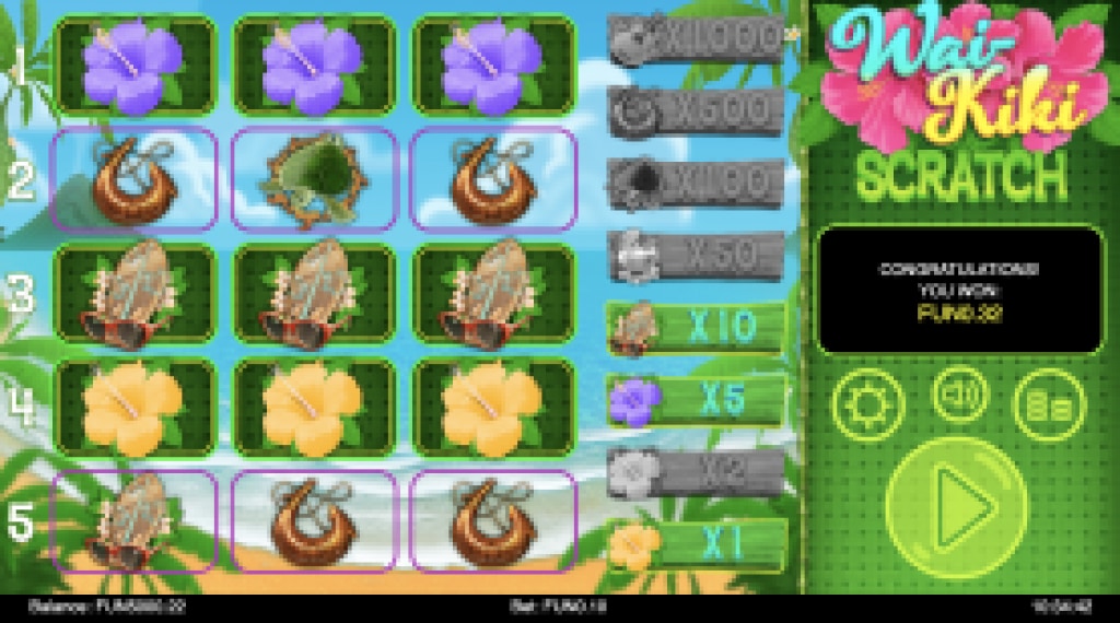 Wat kan je winnen bij Wai Kiki Scratch