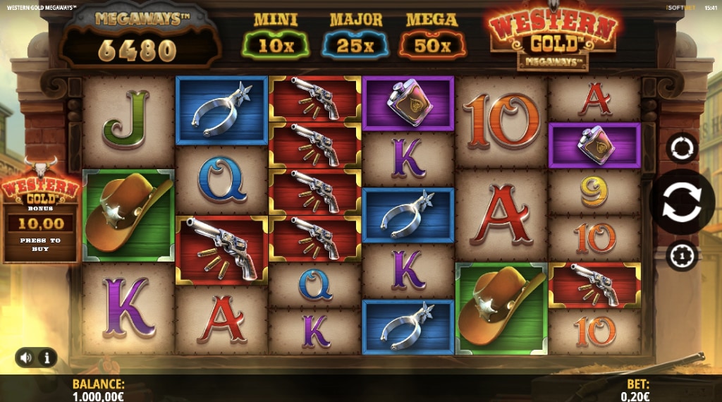 Spelregels van Western Gold Megaways