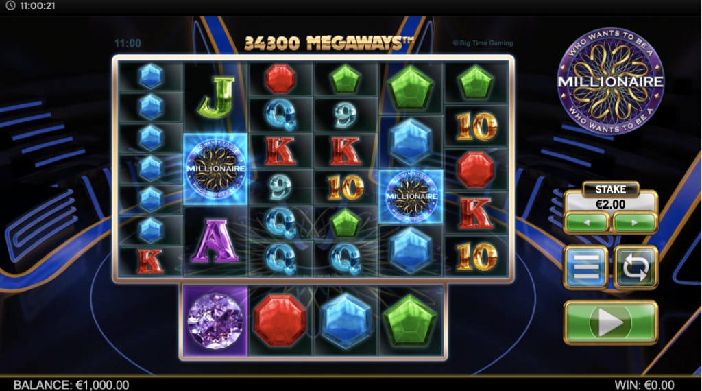 Symbolen in Who Wants to be a Millionaire Megaways