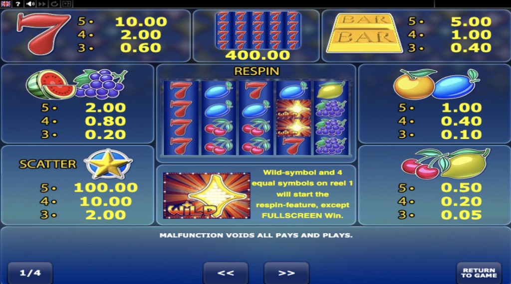 Symbolen van Wild Respin