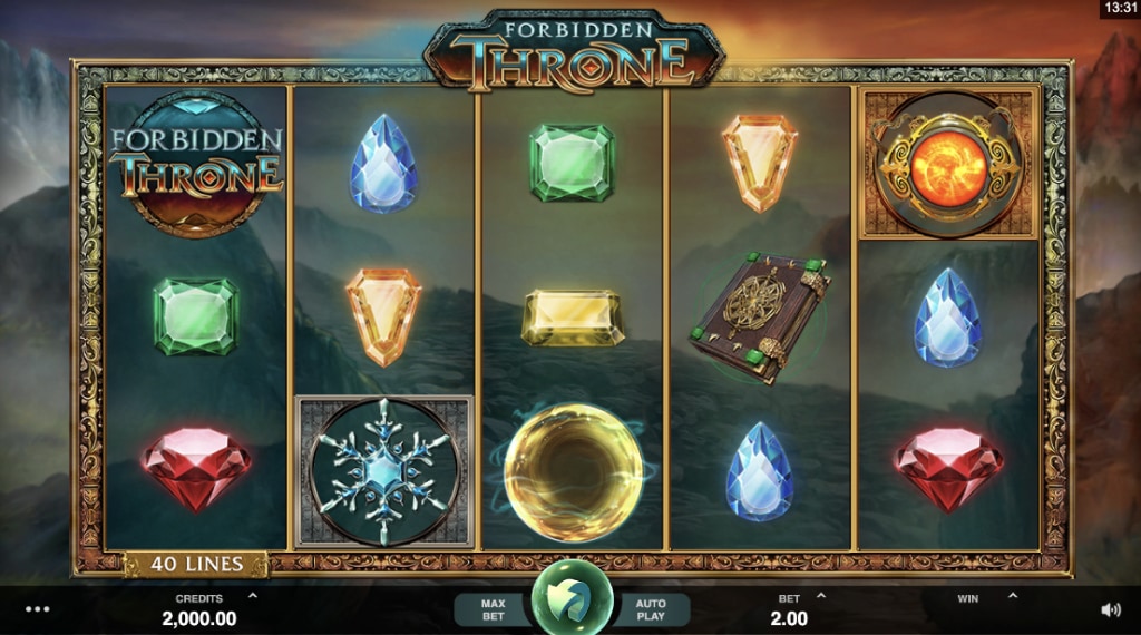 Microgaming in Forbidden Throne