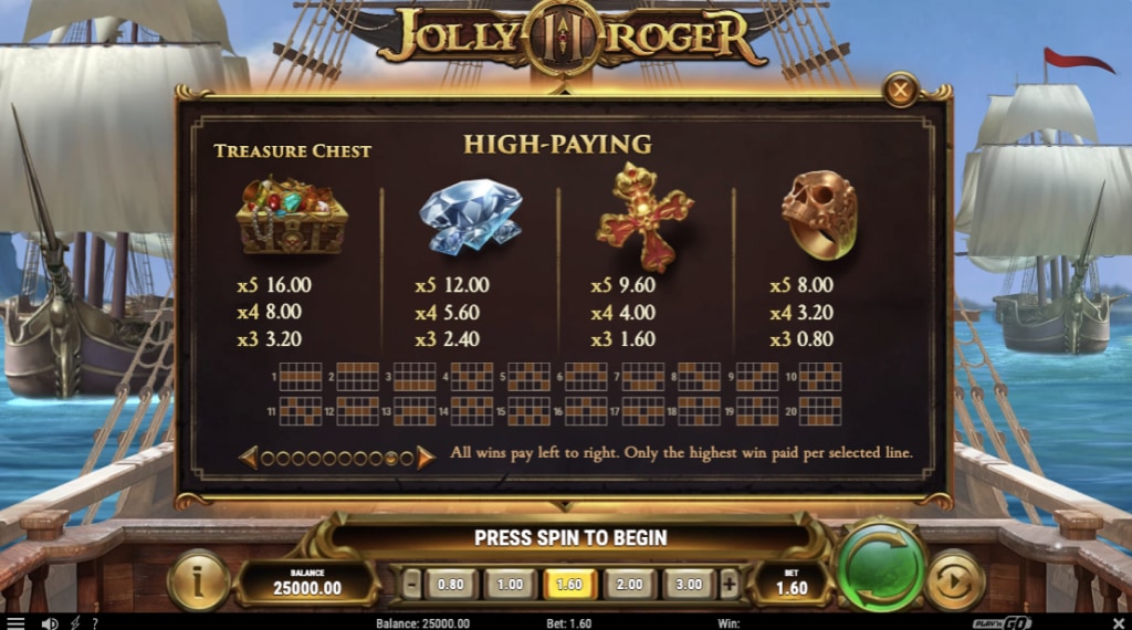 Symbolen jolly roger 2 slot