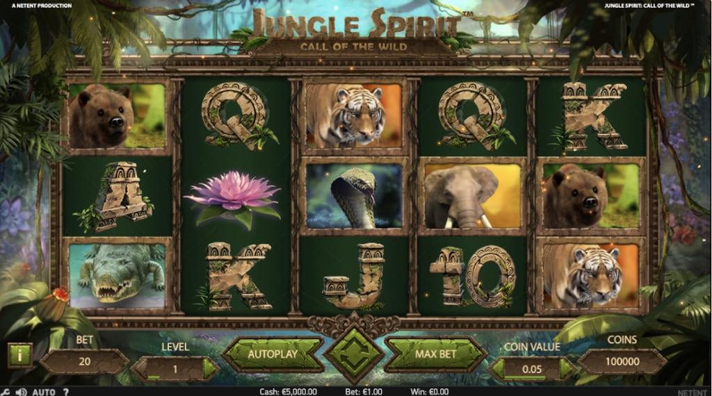 Uitstraling van Jungle Spirit: Call of the Wild