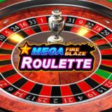 mega fire blaze roulette logo