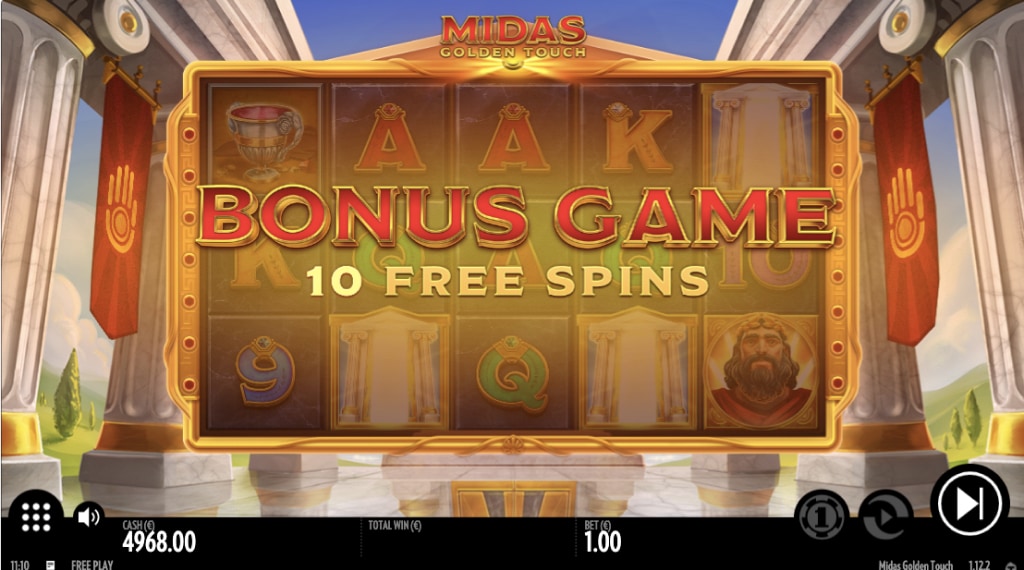 Bonus van Midas Golden Touch