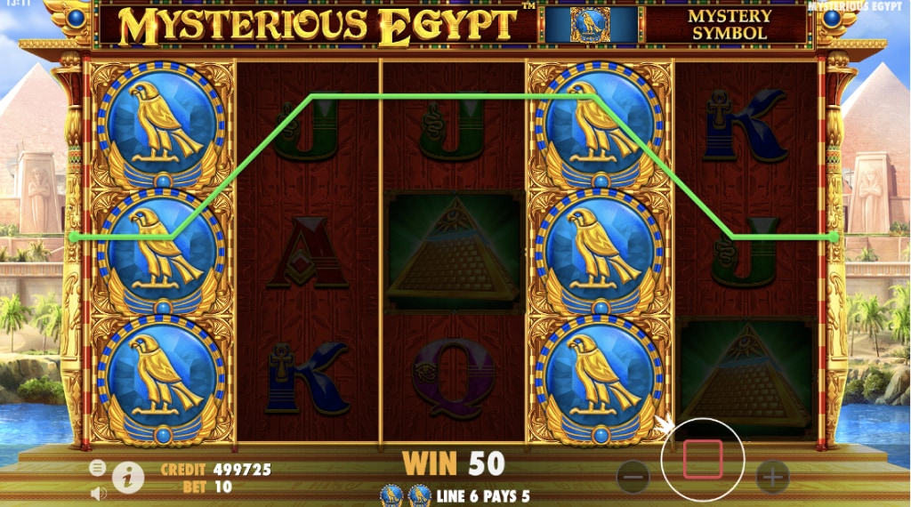 Bonus van Mysterious Egypt
