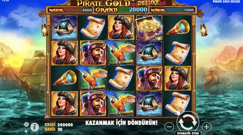 Spelregels pirate gold deluxe slot