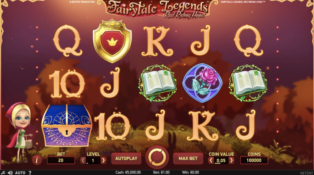 Verhaal red riding hood slot
