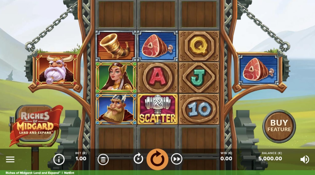 Spelregels riches of midgard land and expand slot