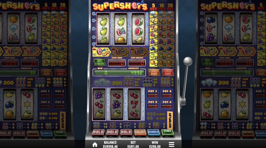 Bovenspel van Supershots