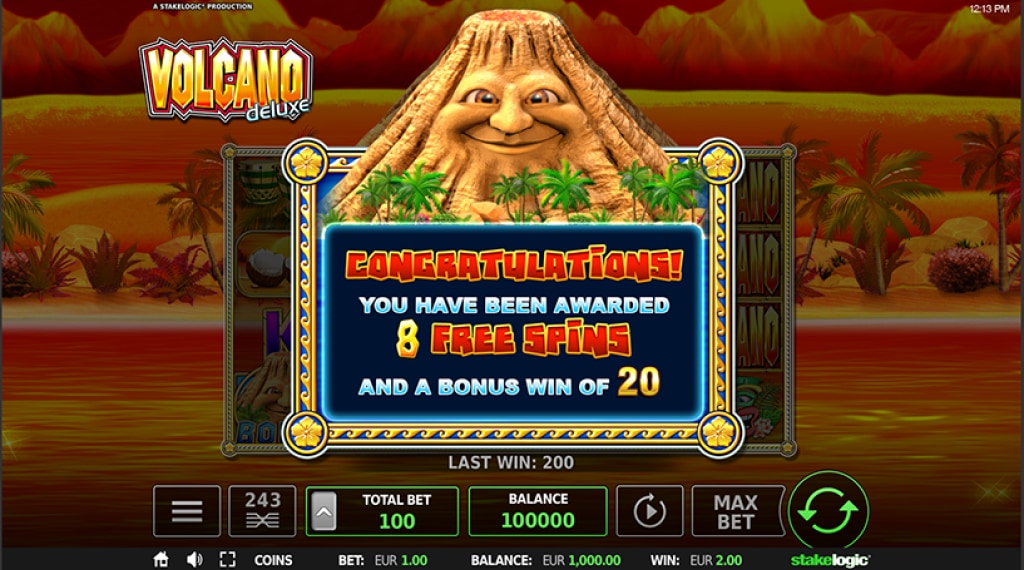 Bonus van Volcano Deluxe