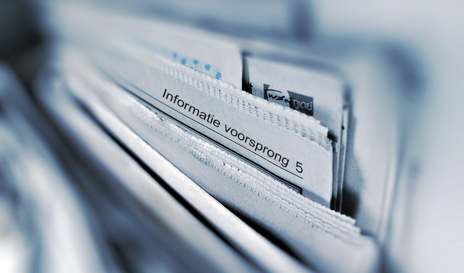 Informatie voorsprong