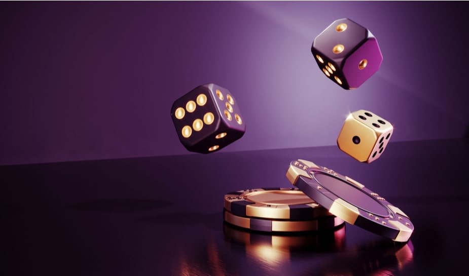 dice and chips