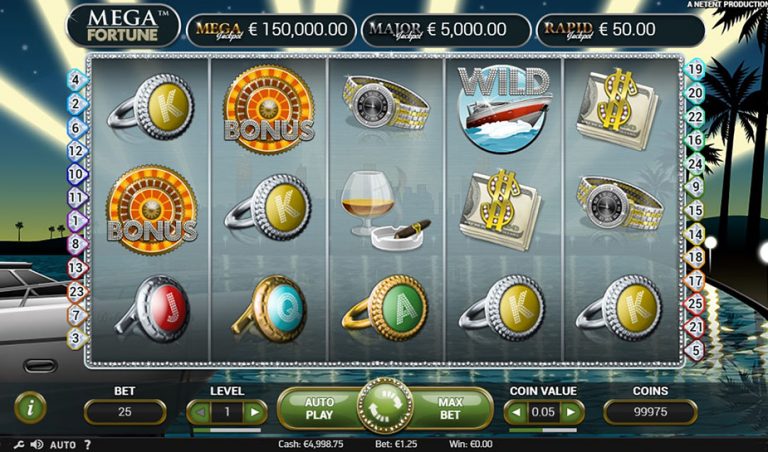 winnen op een slot machine