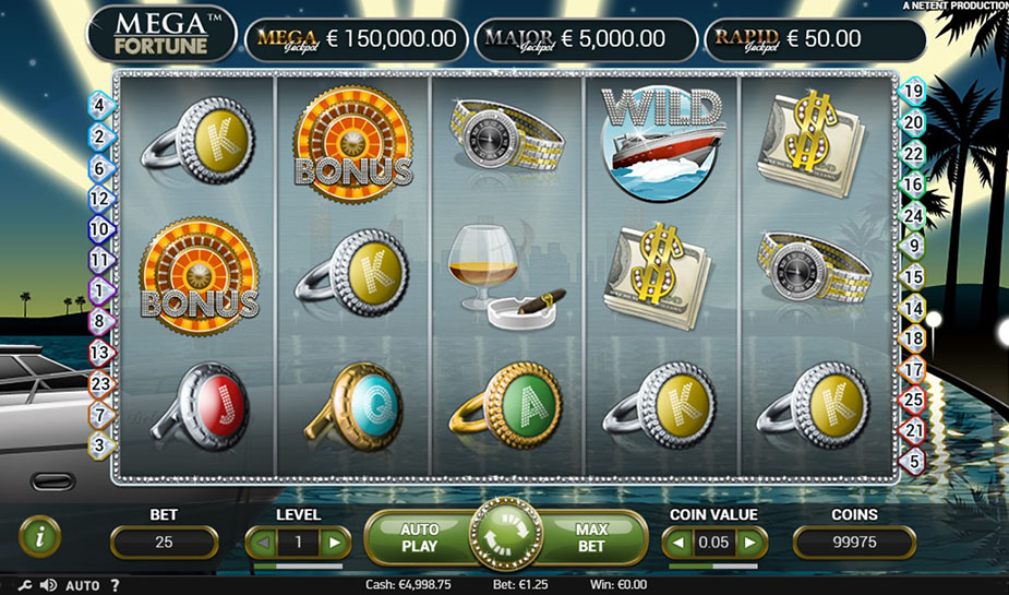 winnen op een slot machine