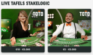 TOTO Casino lanceert live spellen van Stakelogic