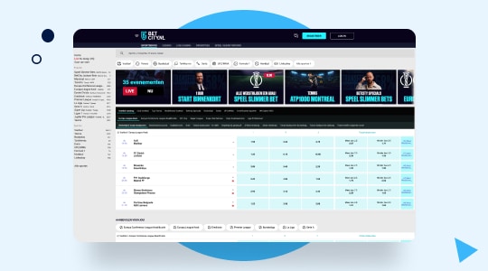 Sportwedden casino's met iDEAL