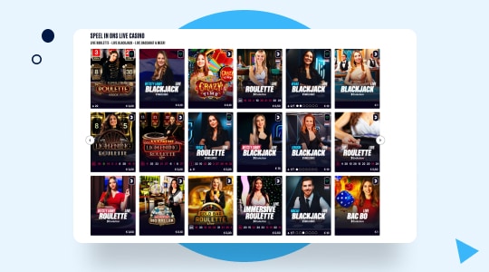 Ideal in het live casino