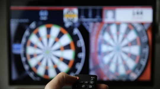 Darts op tv