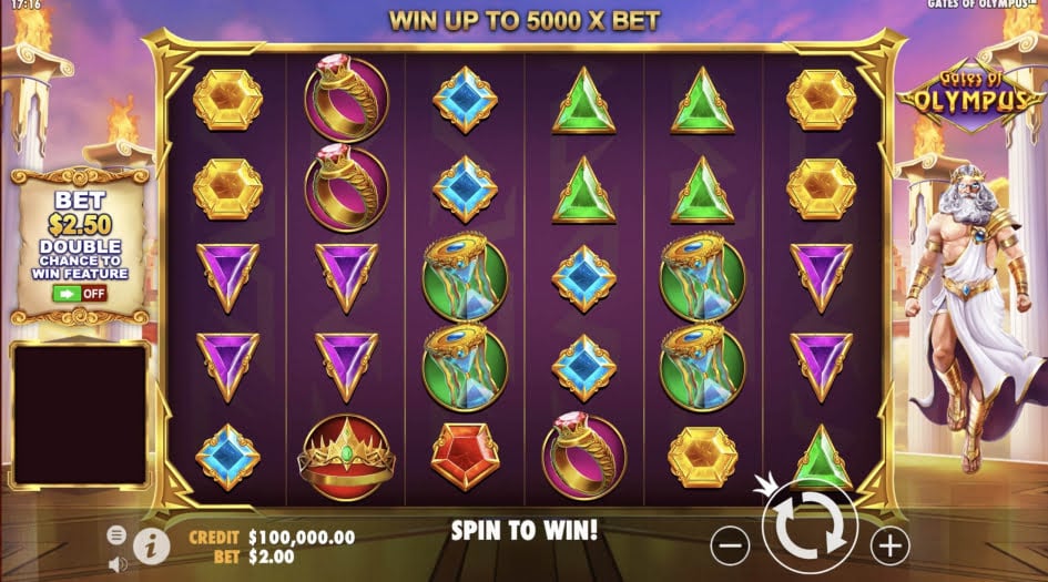 Gates of Olympus spelen met free spins bonus van OnlineCasinoGround.nl