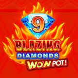 9 blazing diamonds wowpot logo