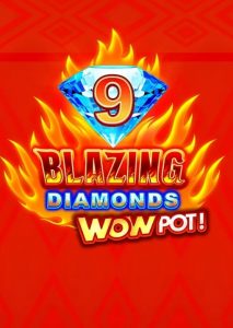 9 blazing diamonds wowpot logo